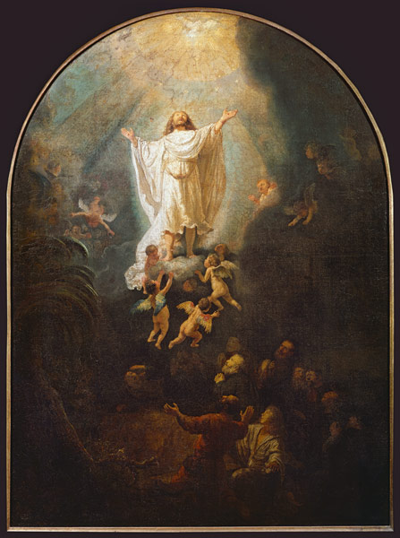 Rembrandt / Ascension of Christ / 1636 od Rembrandt van Rijn
