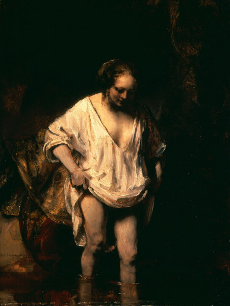Rembrandt, Badendes M{dchen od Rembrandt van Rijn
