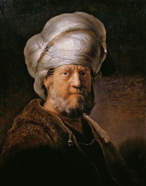 Rembrandt, Bildnis eines Orientale od Rembrandt van Rijn