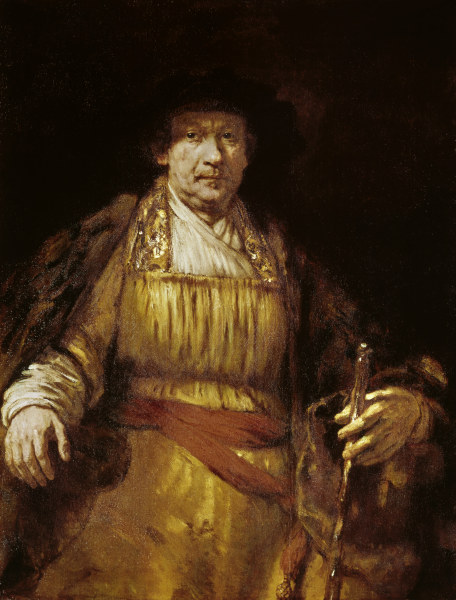Rembrandt, Selbstbildnis 1658 od Rembrandt van Rijn