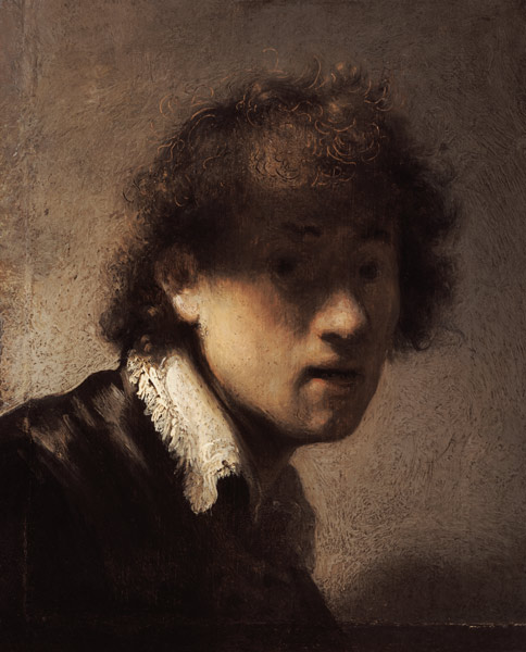 Selbstbildnis in jungen Jahren od Rembrandt van Rijn