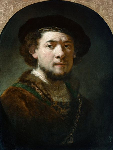 Rembrandt, Selbstbildnis/ Sao Paulo od Rembrandt van Rijn