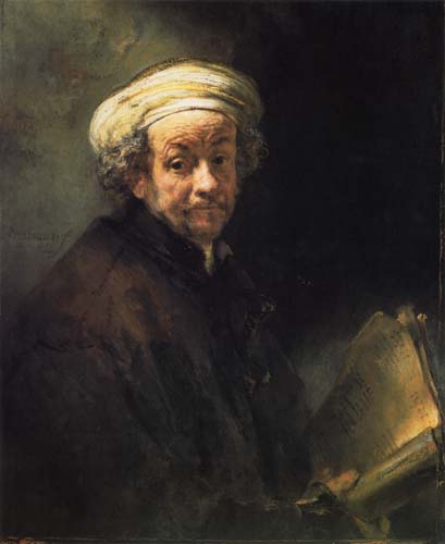 Self-portrait as Paulus od Rembrandt van Rijn