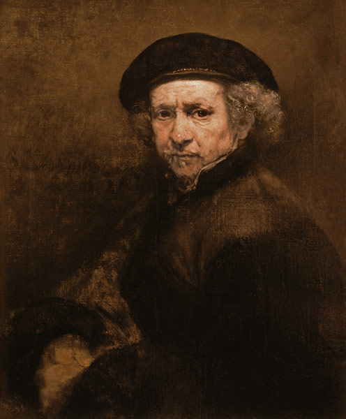 Self portrait od Rembrandt van Rijn