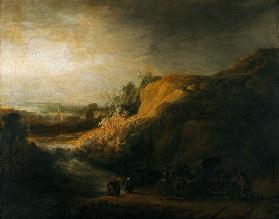 Landscape with the baptism of the Eunuch