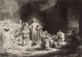 Christ healing the sick (The Hundred Guilder Print)