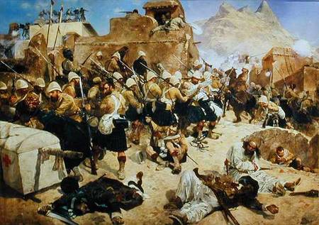 Candahar: The 92nd Highlanders and the 2nd Gurkhas Storming Gaudi Mullah Sahibdad od Richard Caton Woodville