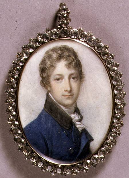 Portrait Miniature of John Norris of Hughenden (d.1845) c.1795-1800 (w/c on ivory) od Richard Cosway