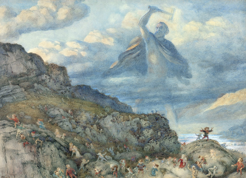 Thor and the Dwarves od Richard Doyle