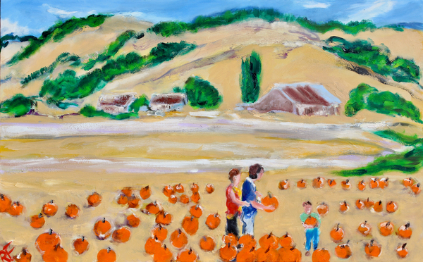Picking a Pumpkin, Nicasio od Richard Fox