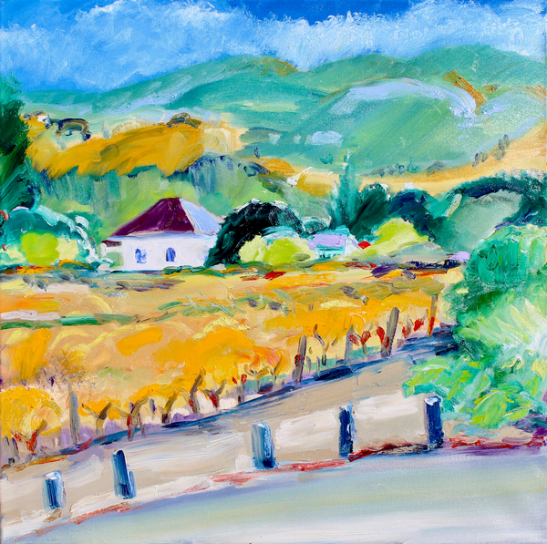 Vineyard in Autumn, Napa od Richard Fox