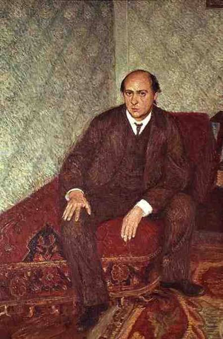 Portrait of Arnold Schonberg (1874-1951) od Richard Gerstl