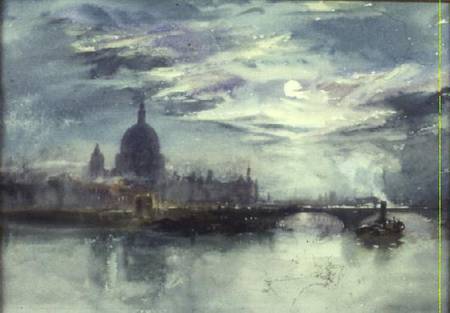 View of the Thames with St. Paul's in the Distance od Richard Henry Wright