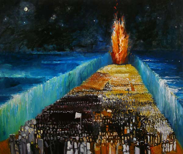 Exodus, 1999 (oil on canvas)  od Richard  Mcbee