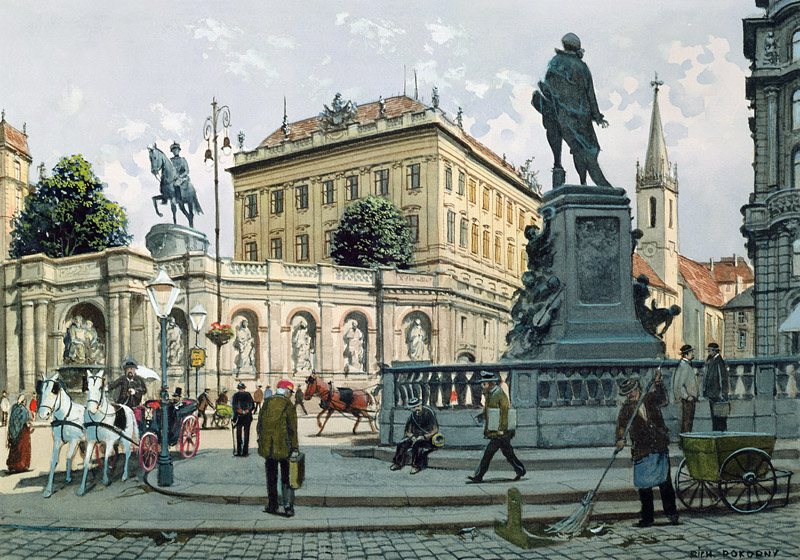 The Albertina, Vienna  on od Richard Pokorny