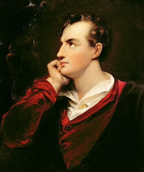 Portrait of George Gordon Byron (1788-1824) 6th Baron Byron od Richard Westall