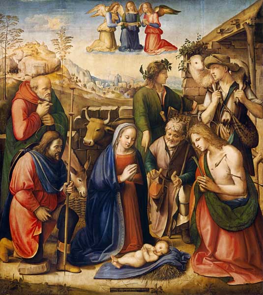 Adoration of the shepherds od Ridolfo Ghirlandaio