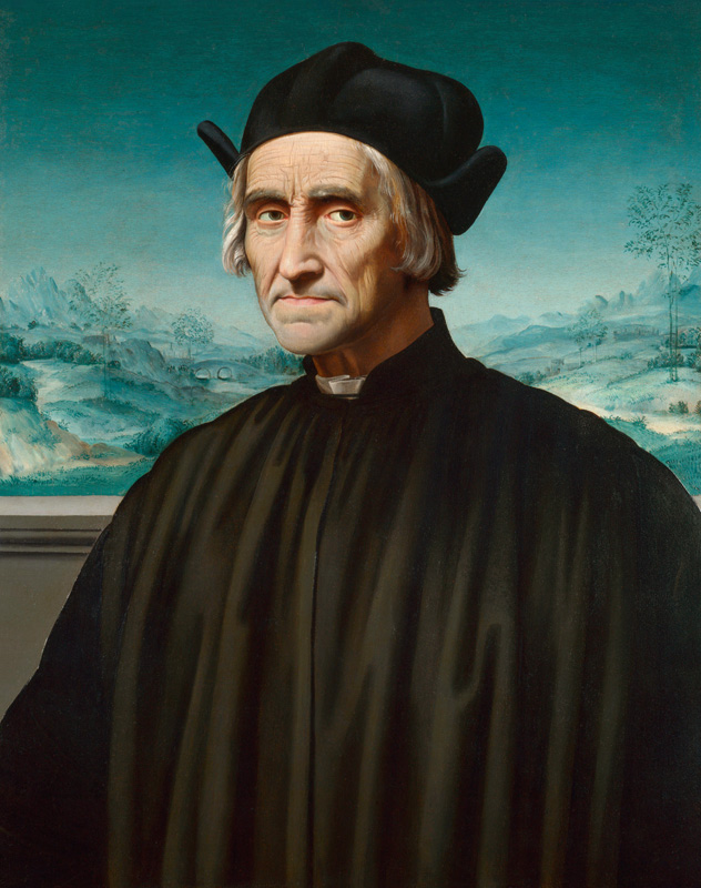 Portrait of Girolamo Benivieni (1453-1542) od Ridolfo Ghirlandaio