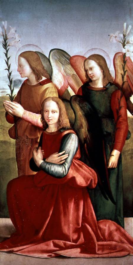Three Angels (panel) od Ridolfo Ghirlandaio