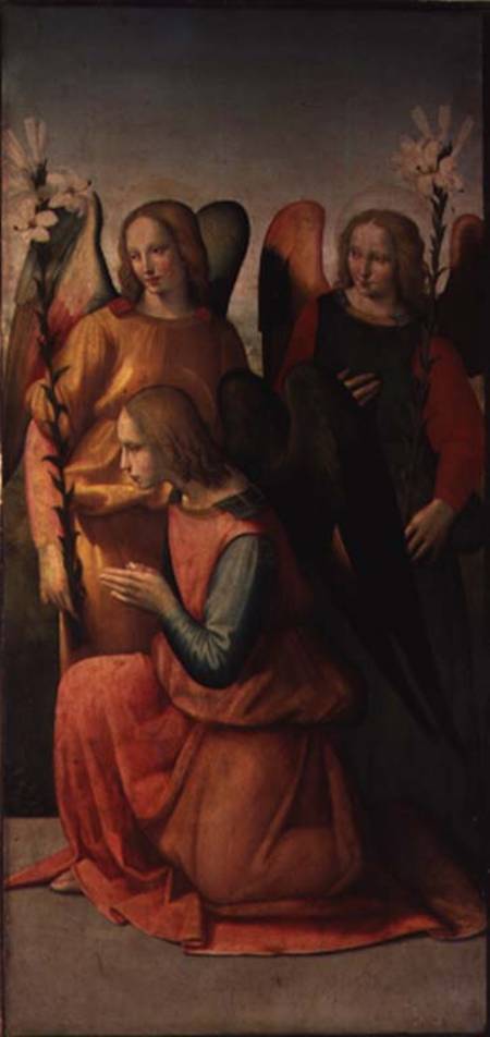 Three Angels (panel) (pair of 80358) od Ridolfo Ghirlandaio