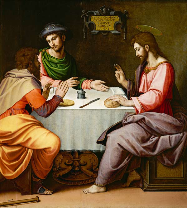 The Supper at Emmaus od Ridolfo Ghirlandaio