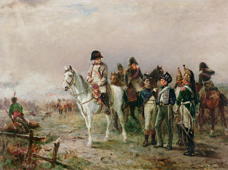 The Turning Point at Waterloo od Robert Alexander Hillingford
