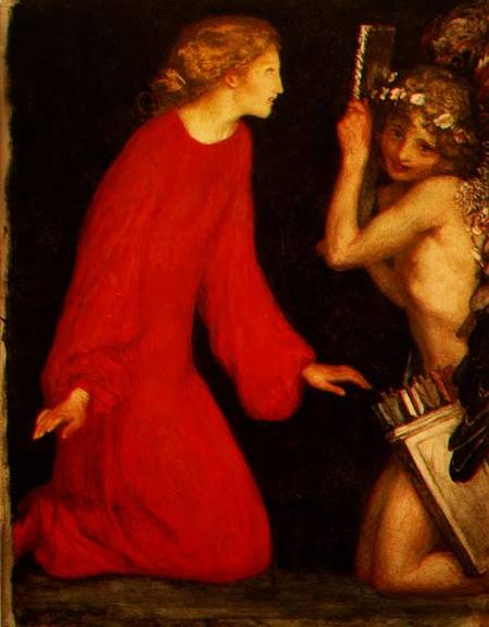 Cupid's Mirror od Robert Anning Bell