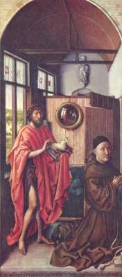 Johannes of the Täufer and brother Heinrich of Werl od Robert Campin