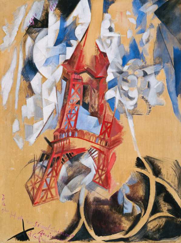 Der Eiffelturm (La Tour Eiffel) od Robert Delaunay
