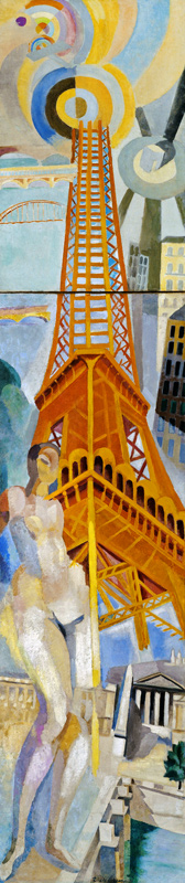 La Ville de Paris, la Femme et la Tour Eiffel od Robert Delaunay