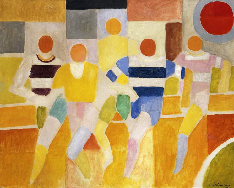 Die Läufer (Les Coureurs) od Robert Delaunay