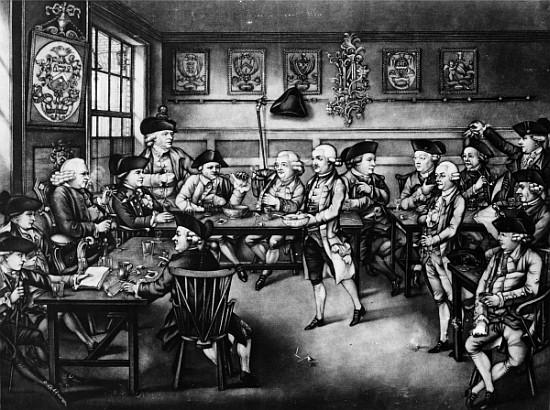 The Court of Equity or Convivial City Meeting od Robert Dighton