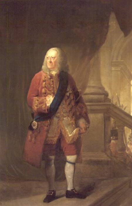 King George II od Robert Edge Pine