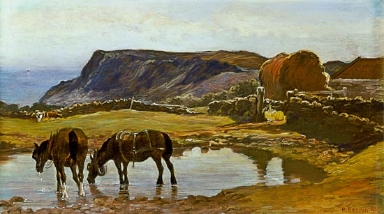 Watering the Horses od Robert Farren