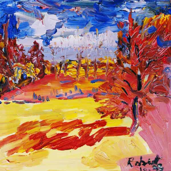 Walnut Tree, 1998 (oil on board)  od Robert  Hobhouse
