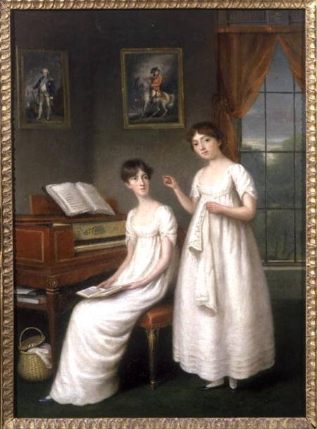 Portrait of the Irwin Sisters od Robert Home