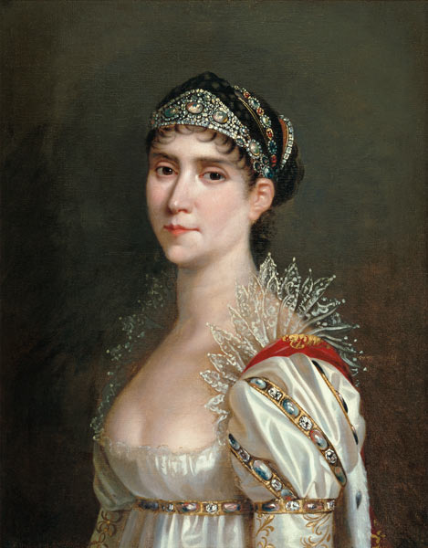 Empress Josephine / Painting by Lefevre od Robert Lefevre
