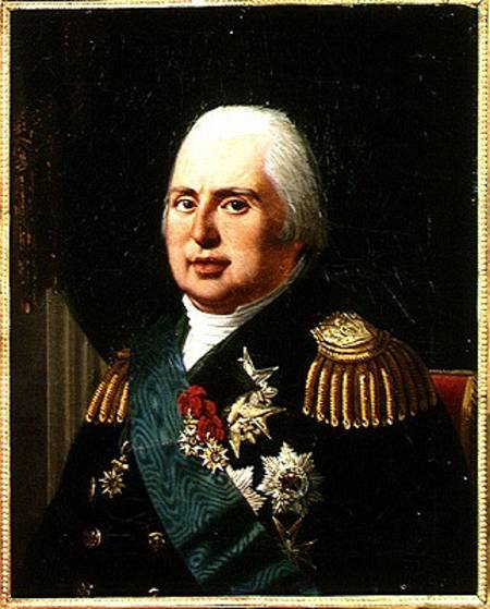 Louis XVIII (1755-1824) od Robert Lefevre