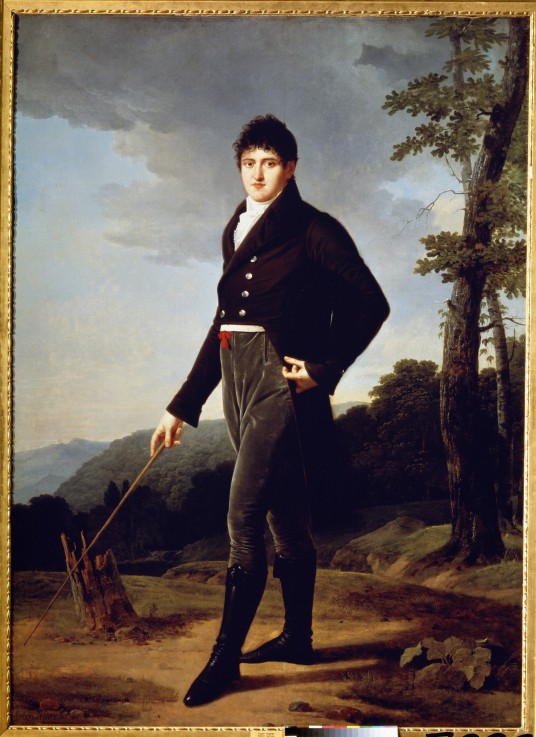 Portrait of Count Andrey Bezborodko od Robert Lefevre