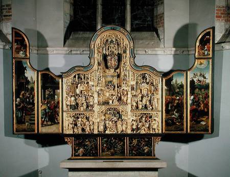Organ c.1540 (with doors open) od Robert Moreau