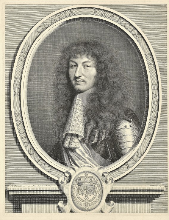 Louis XIV, King of France (1638-1715) od Robert Nanteuil