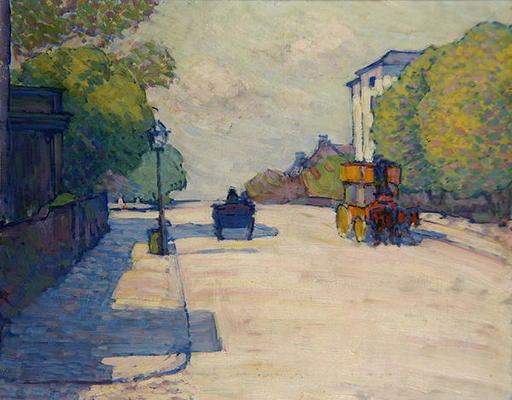 Adelaide Road in Sunlight, 1910 (oil on canvas) od Robert Polhill Bevan