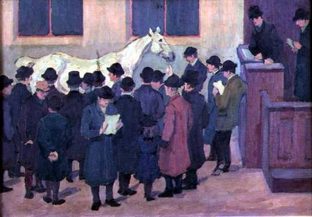 Horse Sale at the Barbican od Robert Polhill Bevan