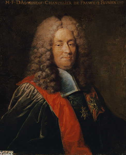 Henri-Francois d'Aguesseau (1668-1751) od Robert Tournieres