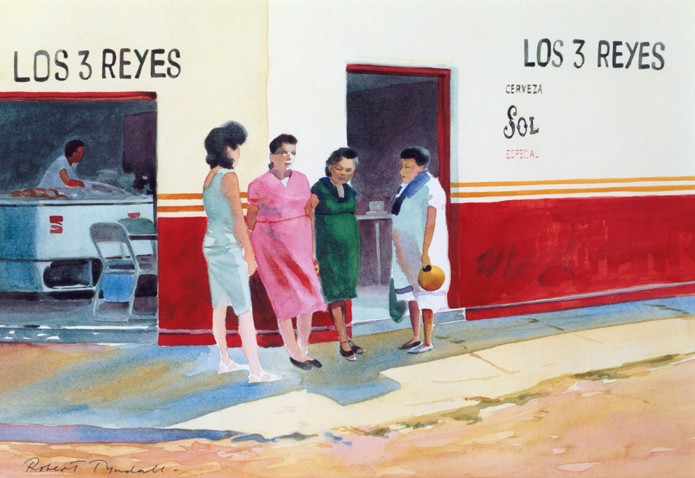 Conversation, Yucatan, Mexico  od Robert  Tyndall