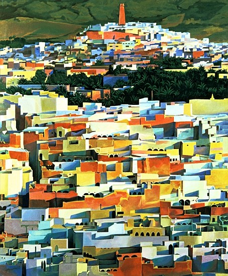 North African Townscape (oil on canvas)  od Robert  Tyndall