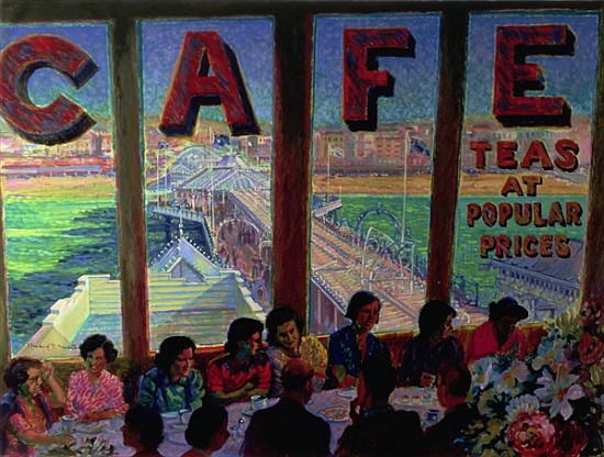 Tea on the Pier  od Robert  Tyndall