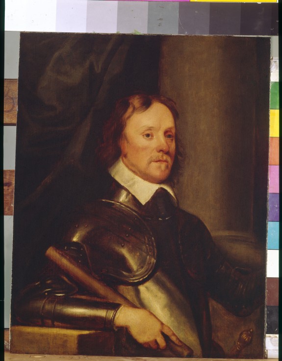 Portrait of Oliver Cromwell od Robert Walker