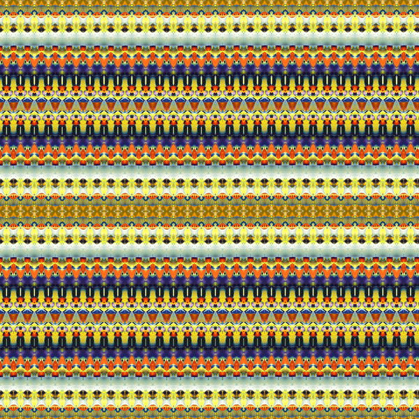 Tribal Orange Stripe od Robyn Parker