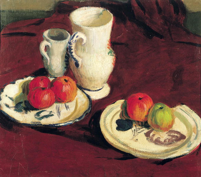Still Life with Apples (oil on canvas)  od Roderic O'Conor